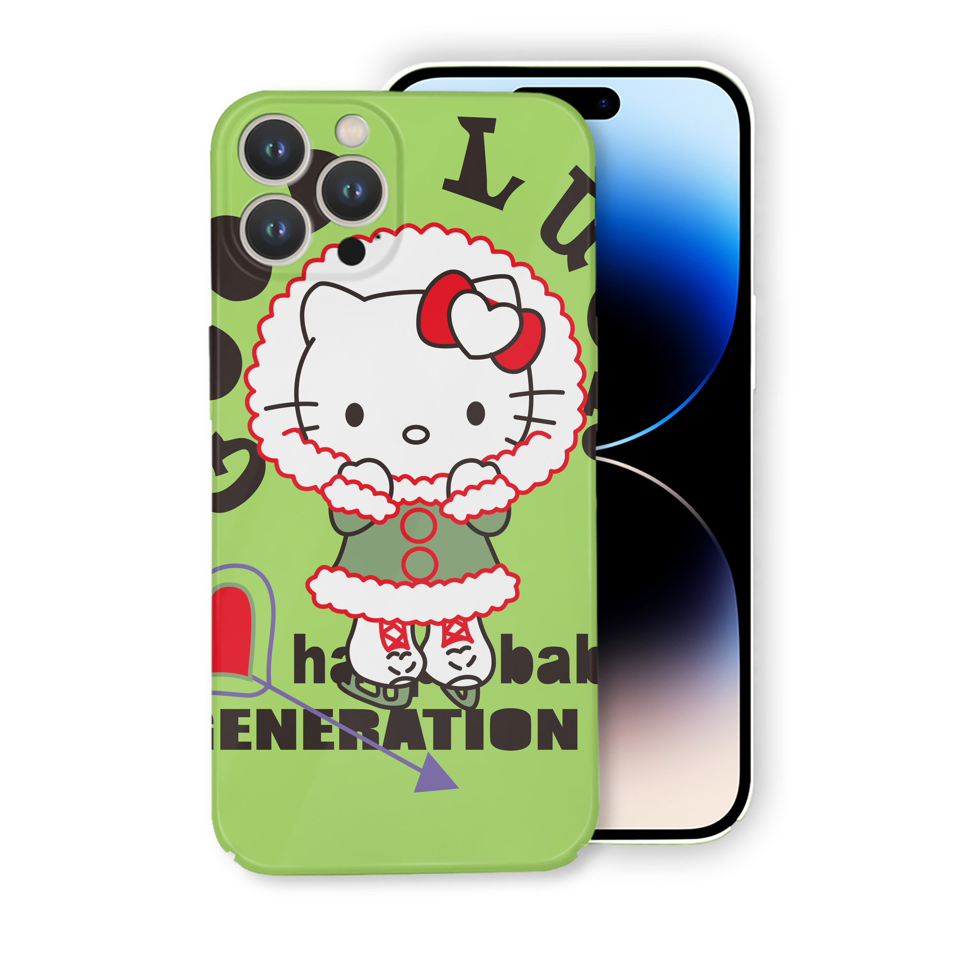 （画像用） Hello Kitty ハローキティ 【iPhone 14シリーズ対応】ハードケース